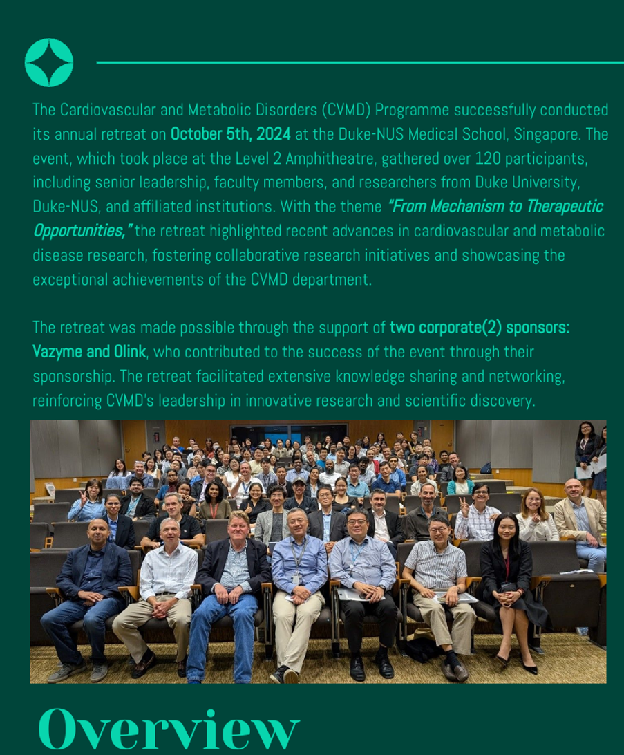 CVMD retreat overview