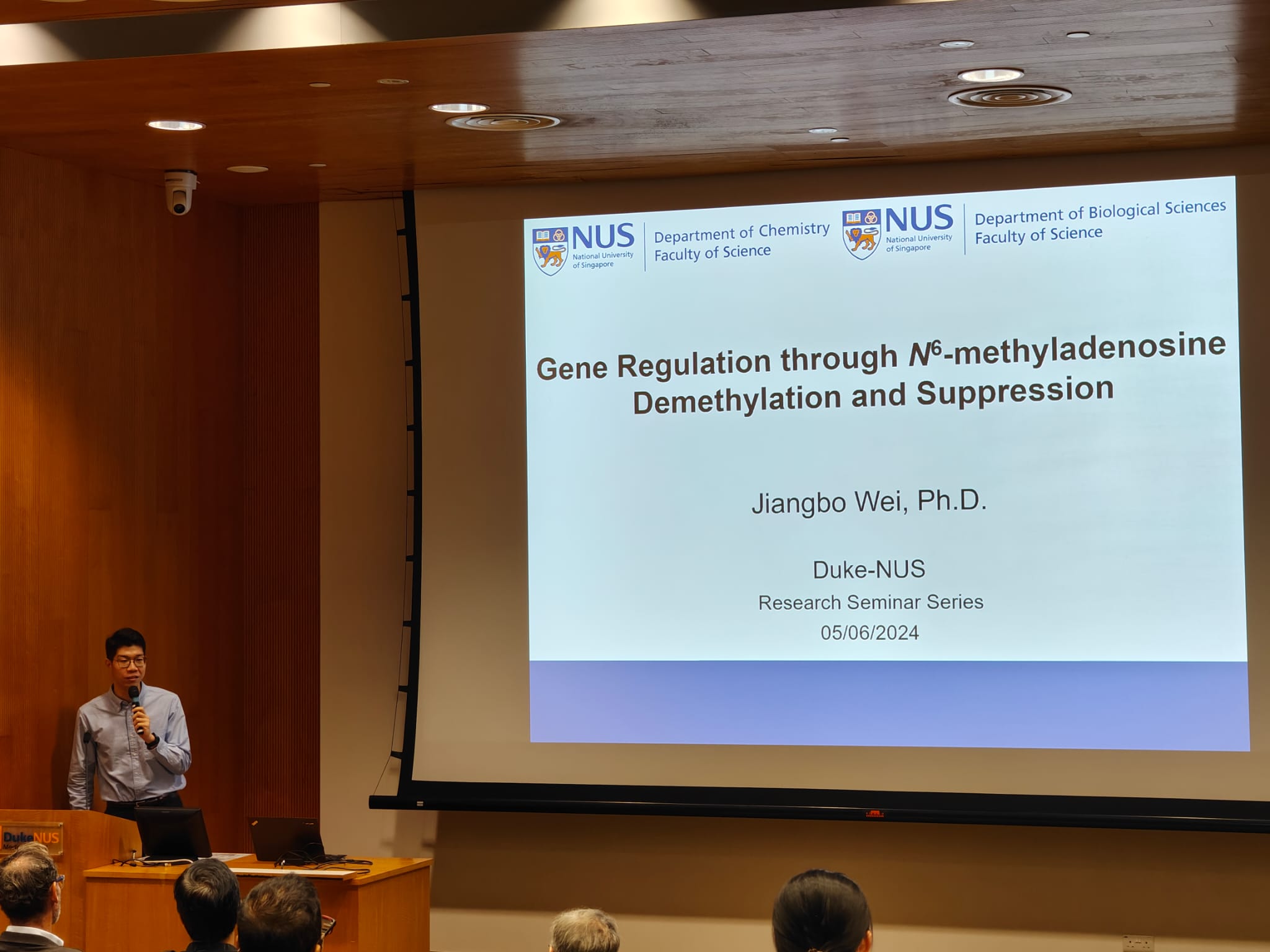 CVMD Series Seminar Talk by Dr Jiangbo Wei - Gene Regulation through N6 ...