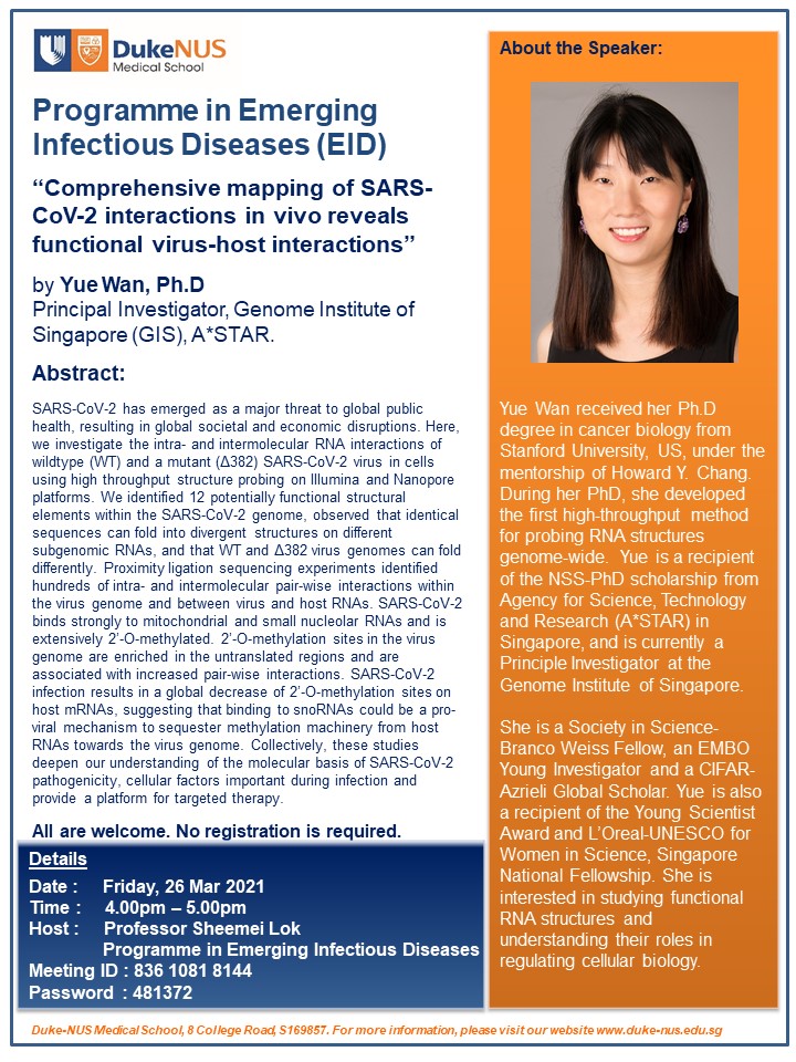 20210326 - Yue Wan (PEID Seminar Series)