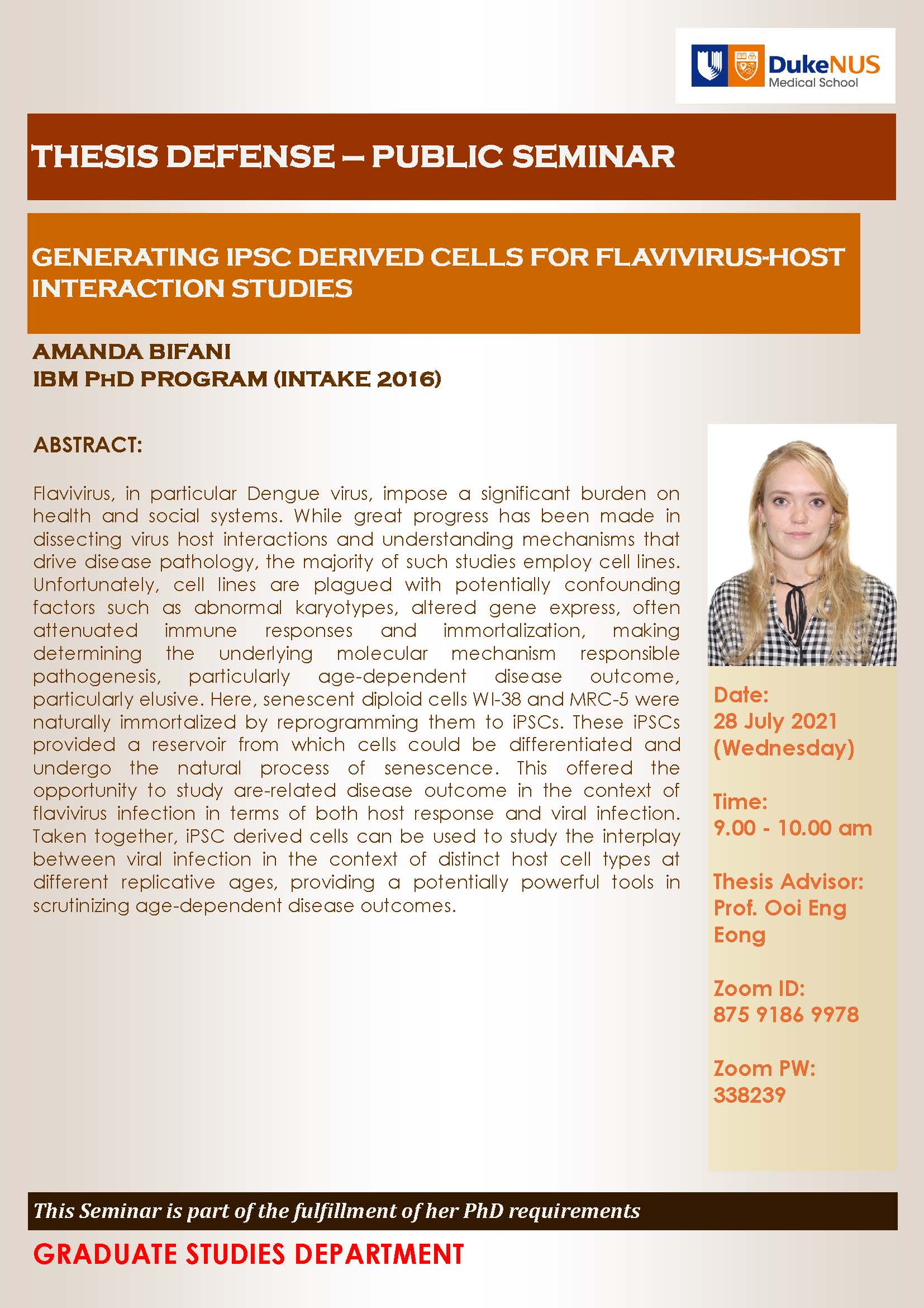 Flyer - Amanda Bifani