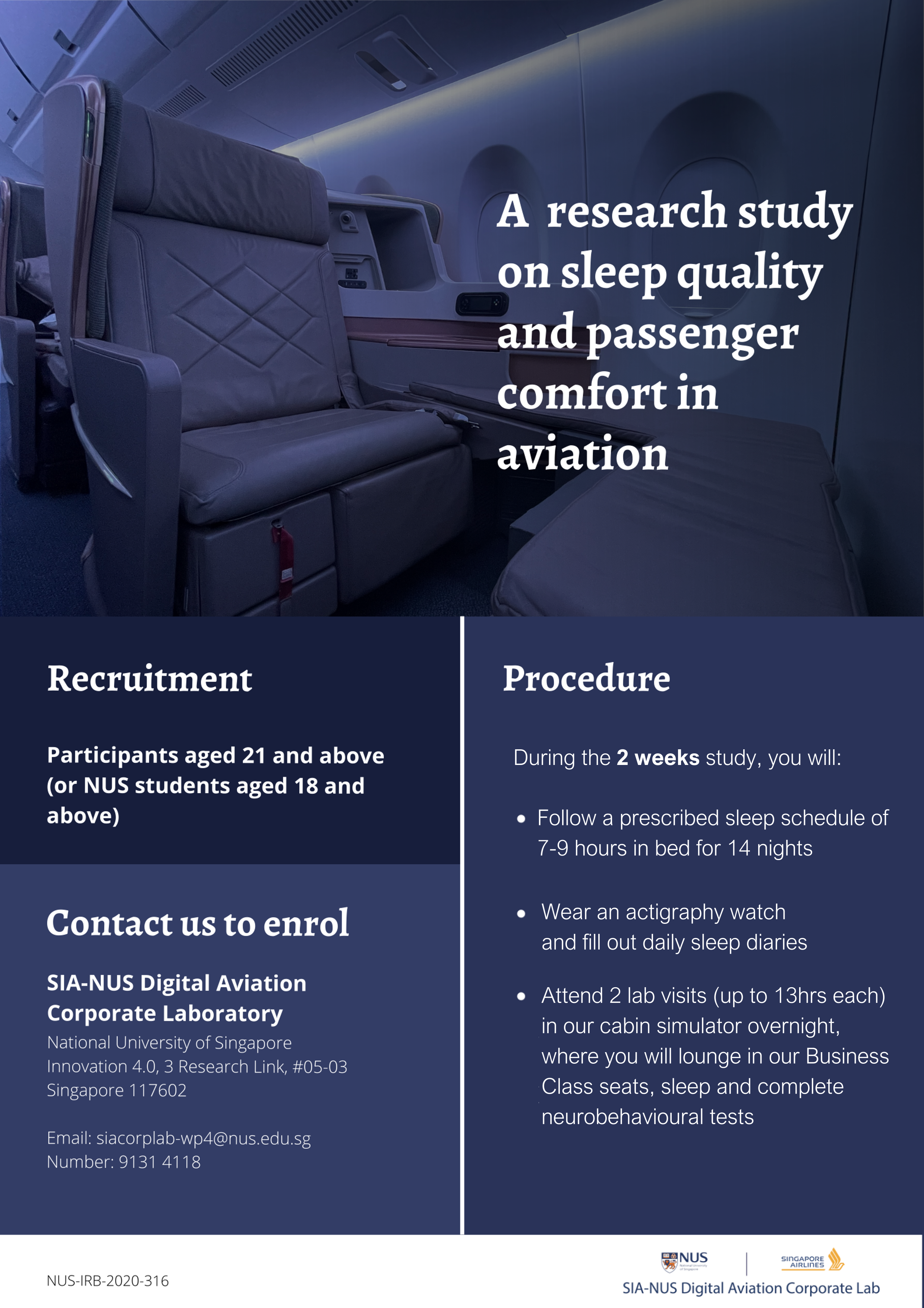Developing Evidence-Based Interventions to Improve Sleep Quality and Passenger Comfort in Aviation