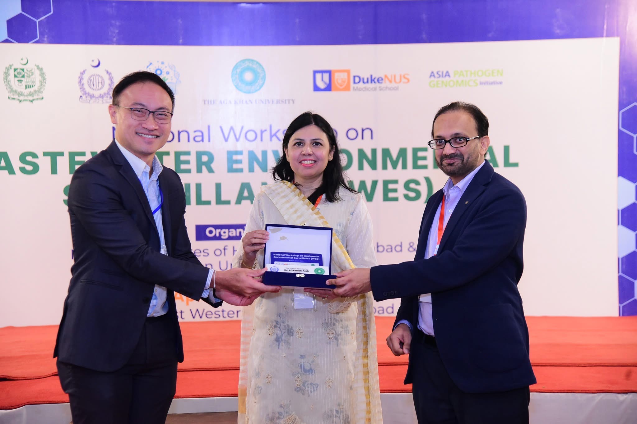 Dr. Vincent Pang with Pakistan country partners