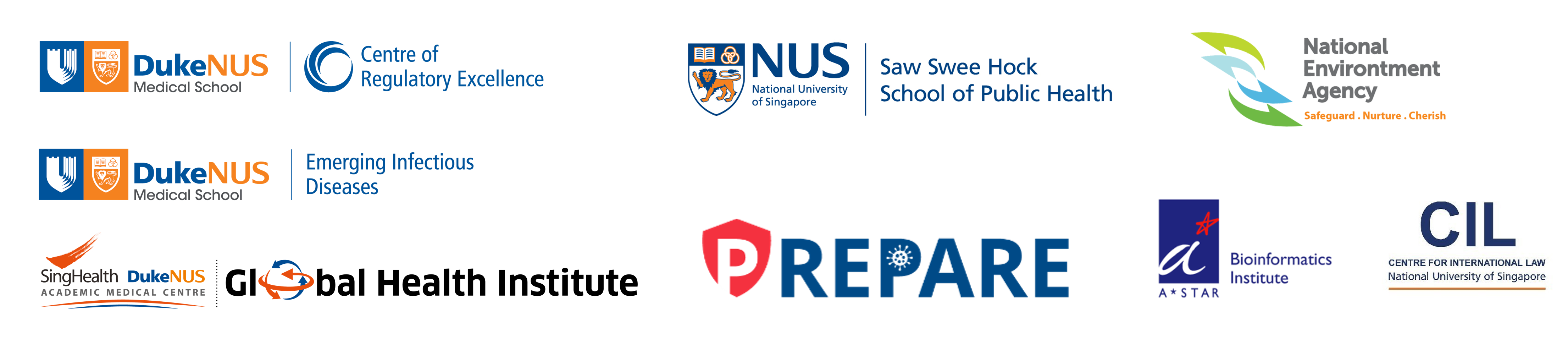 Logos of Asia PGI's Singapore partners