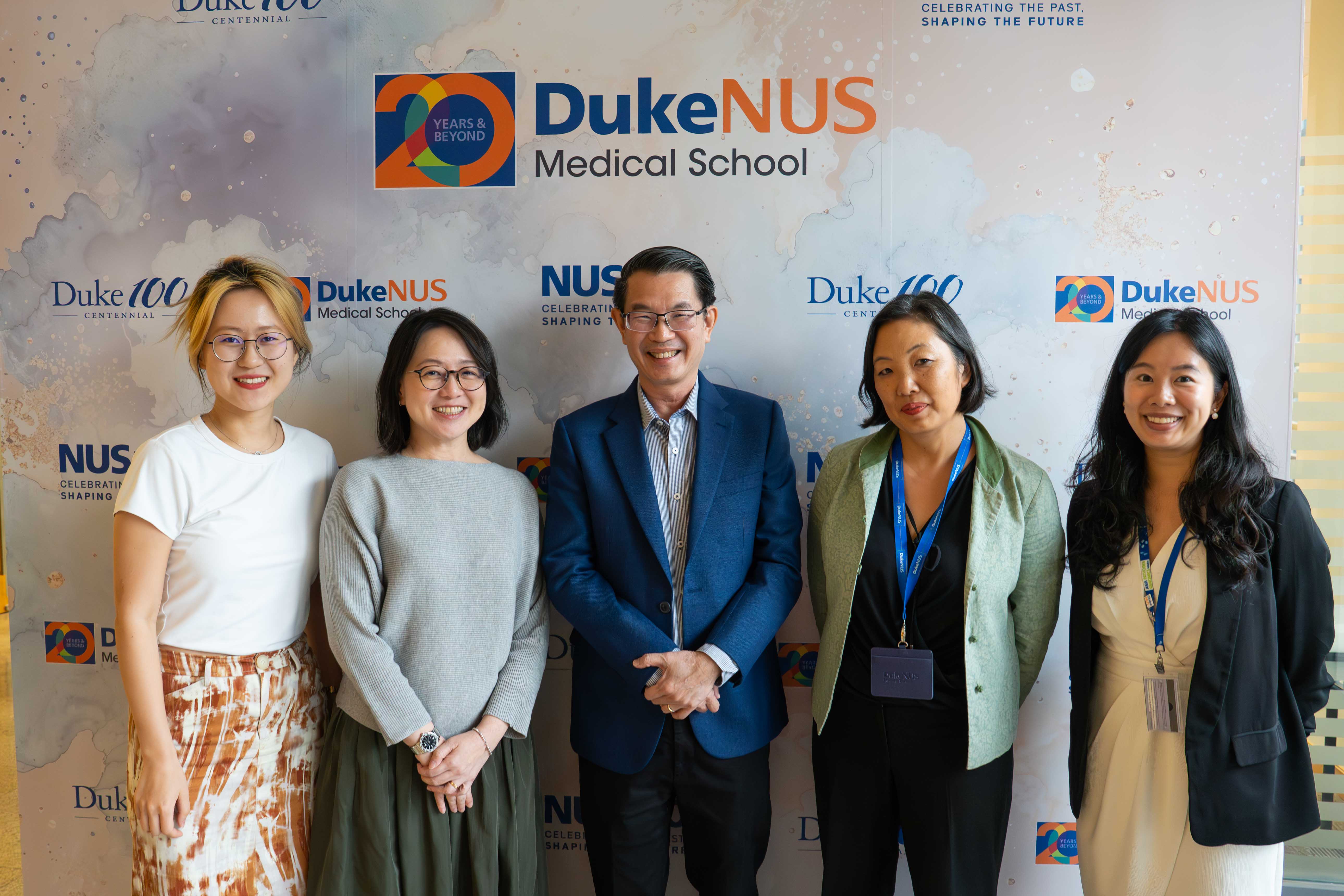 Prof Suerie Moon and co-hosts and organisers of the event