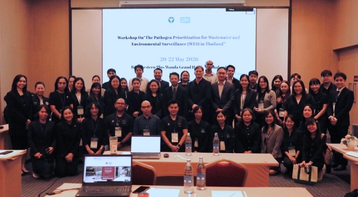Group photo of the WES pathogen prioritisation workshop in Thailand