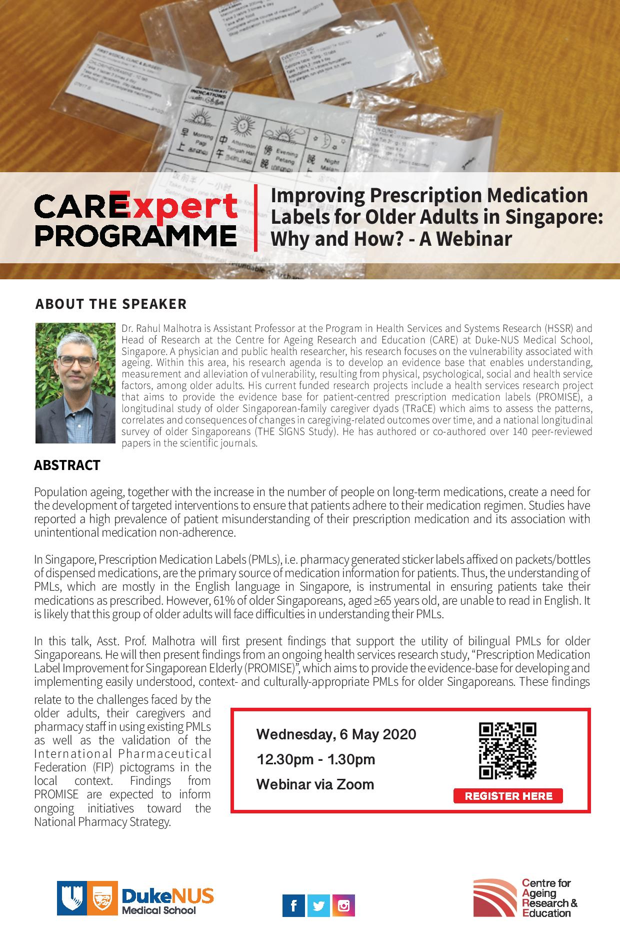 CARE Expert Programme Webinar - 6 May 2020