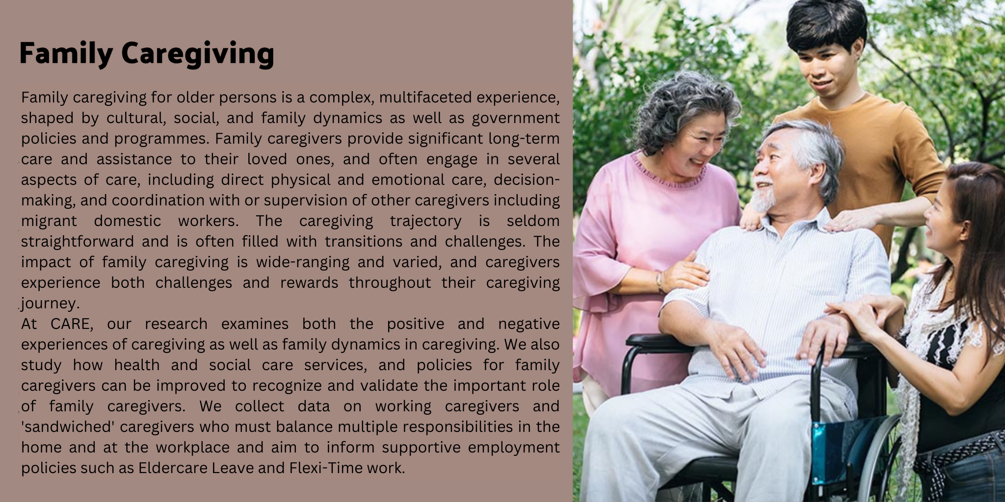 Family caregiving