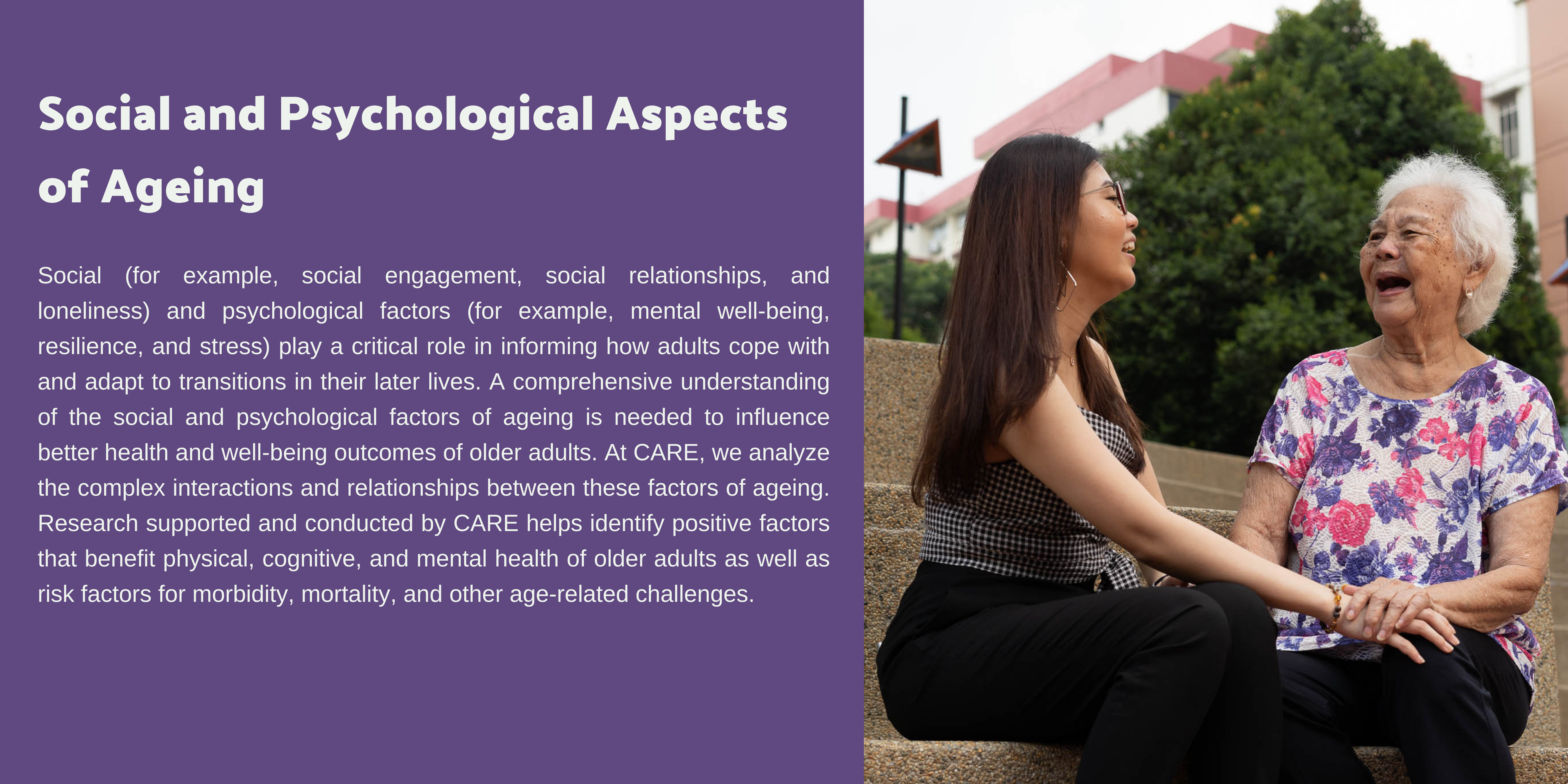 Social and Psychological aspects of Ageing