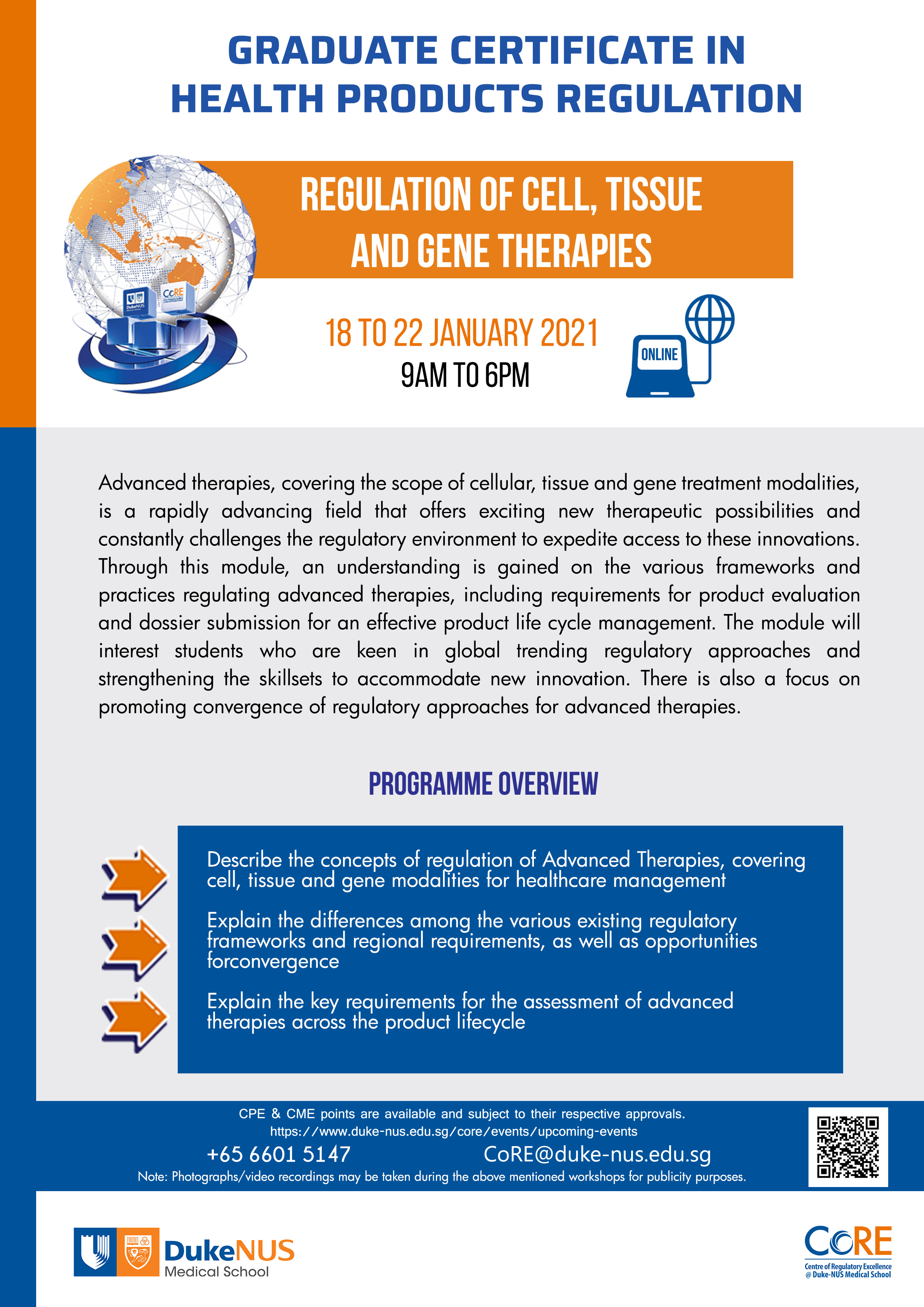 Flyer - GMS Regulation of Cell, Tissue and Gene Therapies
