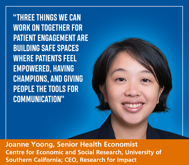 Joanne Yoong, Senior Health EconomistCentre for Economic and Social Research, University of Southern California; CEO, Research for Impact  Japan