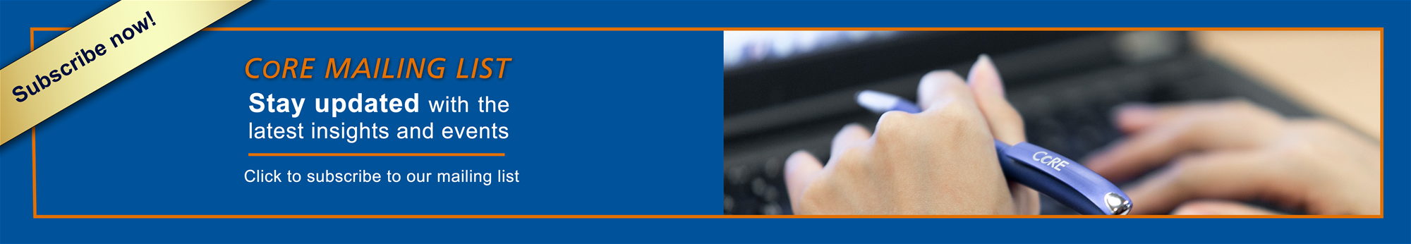 Mailing List banner