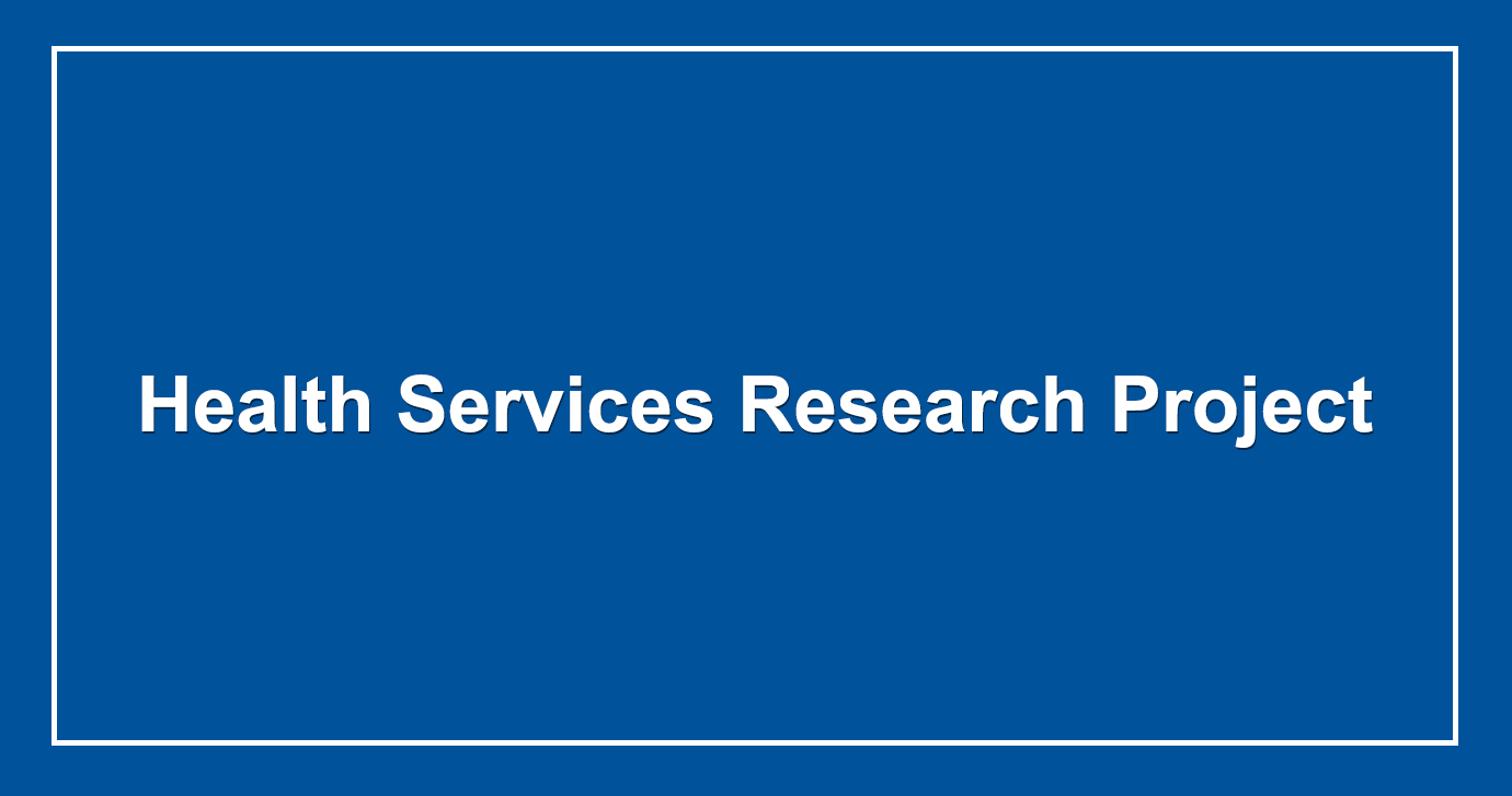 Health Services Research Banner