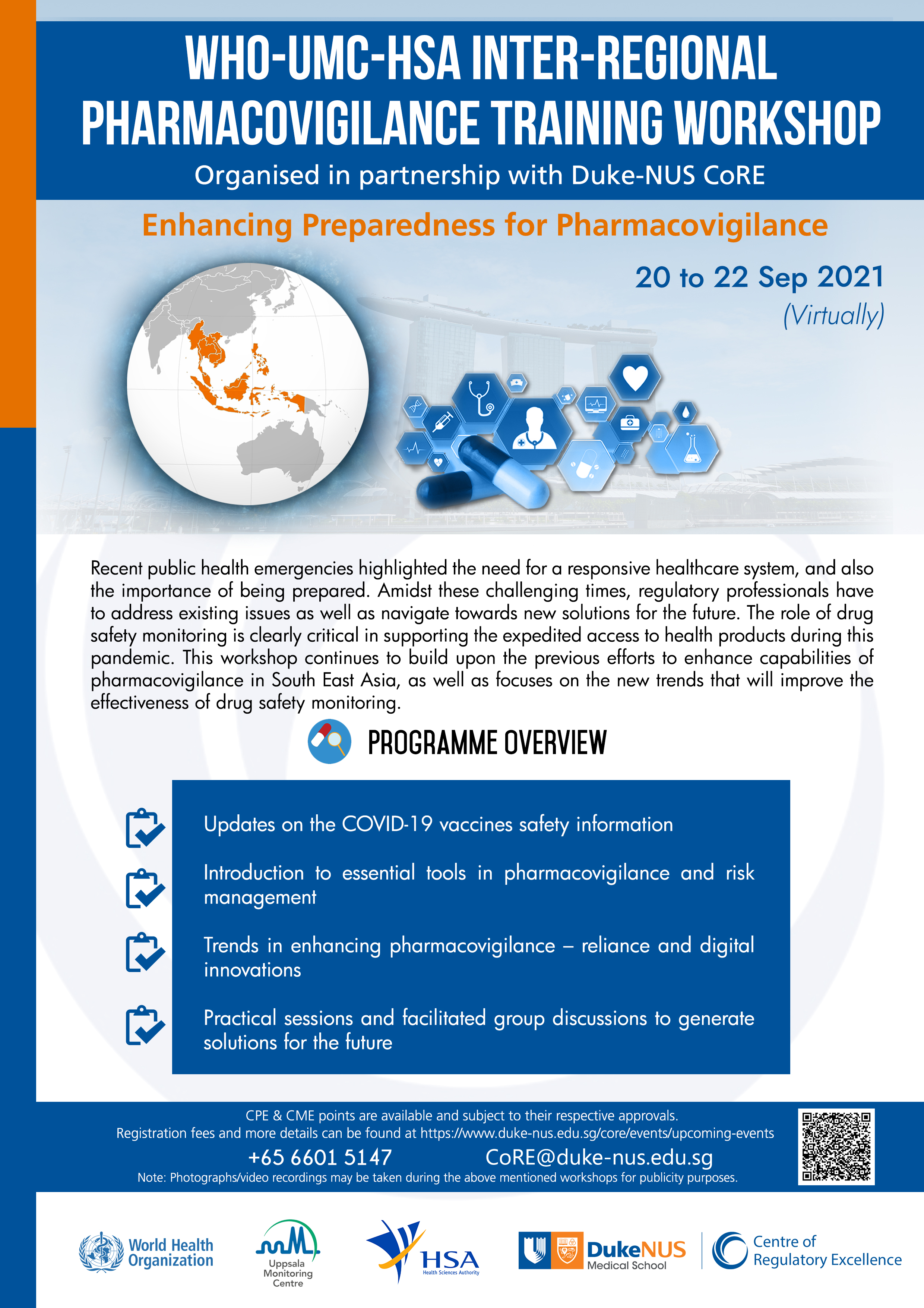 Pharmacovigilance Training Workshop 2021 Flyer