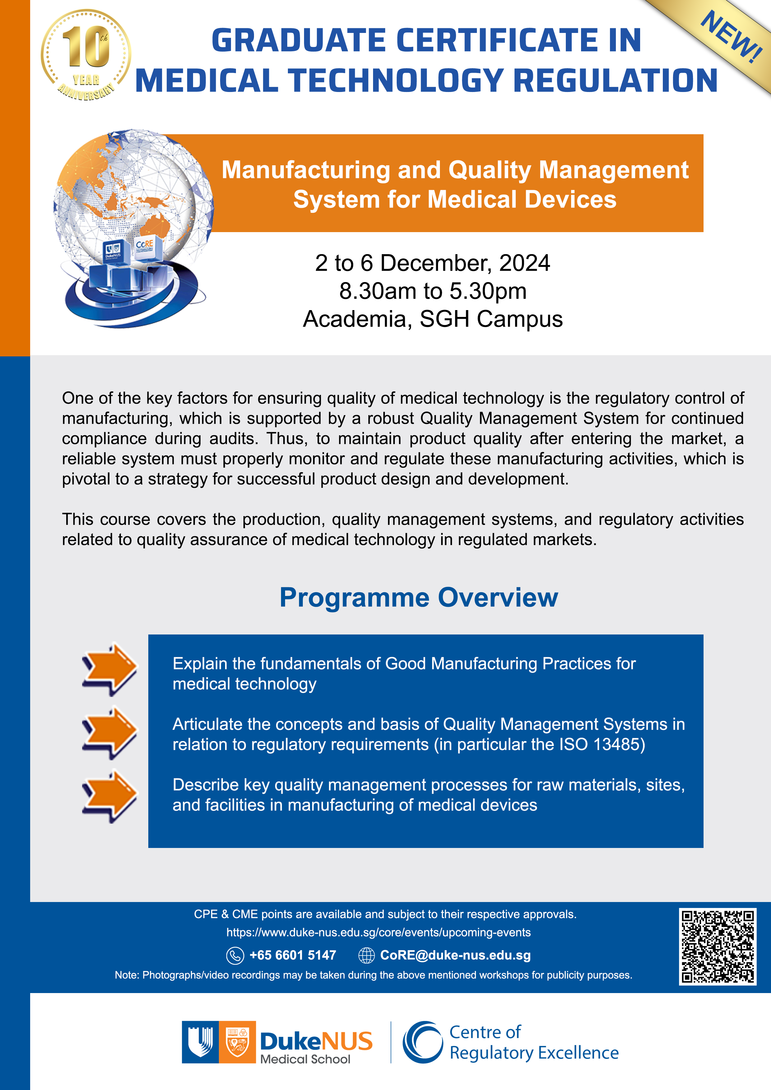 Flyer_2024 GMS5009 Manufacturing and Quality Management System for Medical Devices - with stamp
