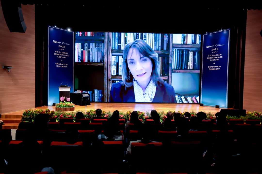 Dr Penny Heaton, Former CEO, Medical Research Institute, Bill &amp;amp; Melinda Gates Foundation; Global Therapeutic Area Head, Vaccines, Janssen Research &amp;amp; Development, LLC.,  giving the Lecture