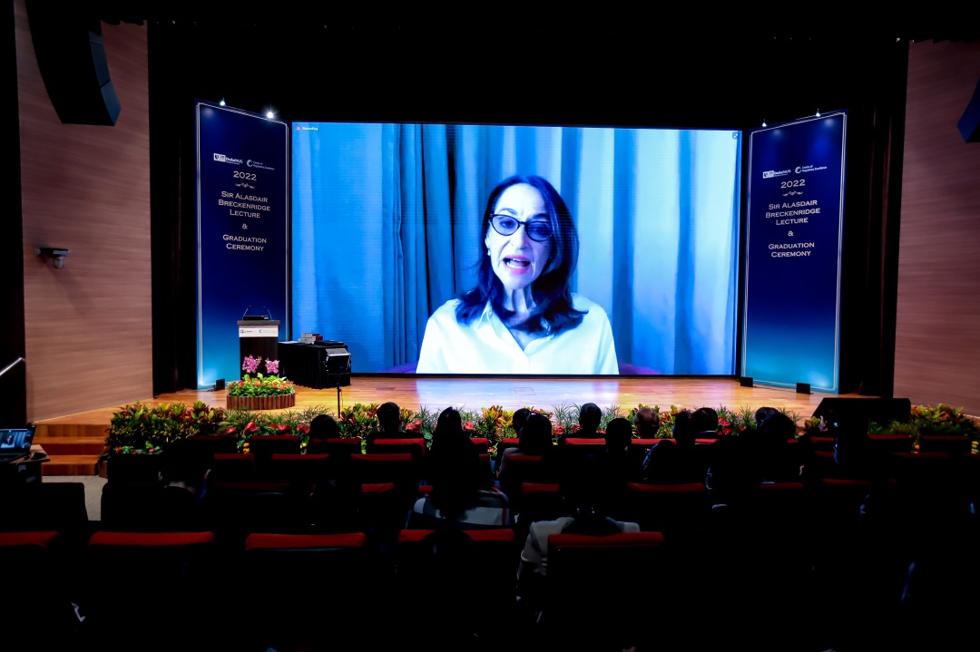 Dr Margaret Hamburg, Chair of CoRE Advisory Board and Former Commissioner U.S. Food And Drug Administration, sharing about the Alasdair Breckenridge Fund