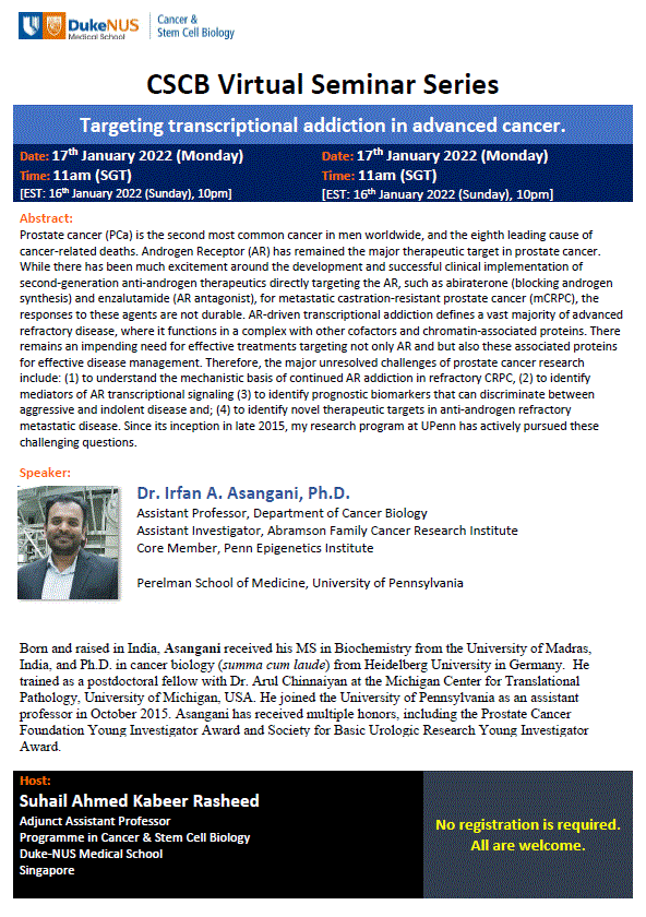 CSCB SS - Dr Irfan Asangani